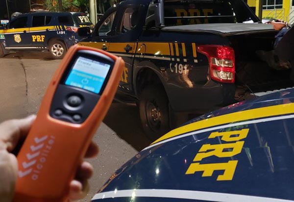 Após ser flagrado transitando em zigue-zague, caminhoneiro é preso pela PRF totalmente embriagado na Bahia