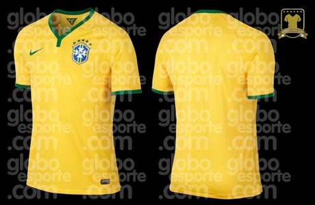 Divulgada imagem da camisa da Seleção Brasileira para a Copa