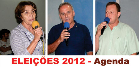 2012: AGENDA DOS CANDIDATOS A PREFEITO EM BRUMADO