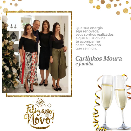 Carlinhos Moura deseja à todos um Feliz Ano Novo 