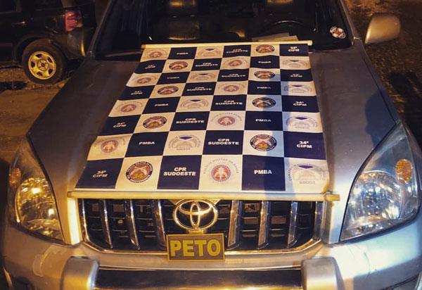 Polícia Militar apreende carro com sinais de adulteração no bairro Dr. Juracy 