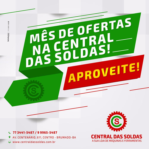 Brumado: Aproveite o mês de ofertas na Central das Soldas