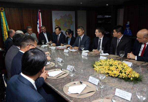 Presidentes de empresas chinesas avaliam obras da Ferrovia Oeste-Leste, Porto Sul e exploração de mina de ferro