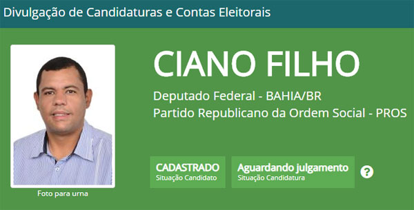 Eleições 2018: Ciano Filho tem candidatura a deputado federal registrada no TSE