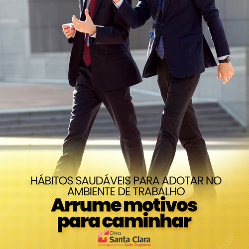 Dica Clínica Santa Clara: Hábitos saudáveis para adotar no ambiente de trabalho
