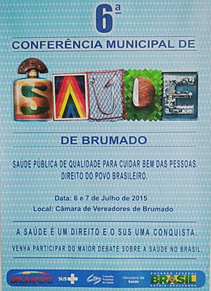 VI Conferência Municipal de Saúde de Brumado se iniciará na próxima segunda (06)