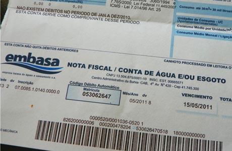 ICMS DEIXA DE SER COBRADO NA CONTA DE ÁGUA