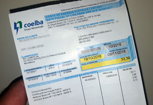 Conta de luz de janeiro terá bandeira verde, sem cobrança extra