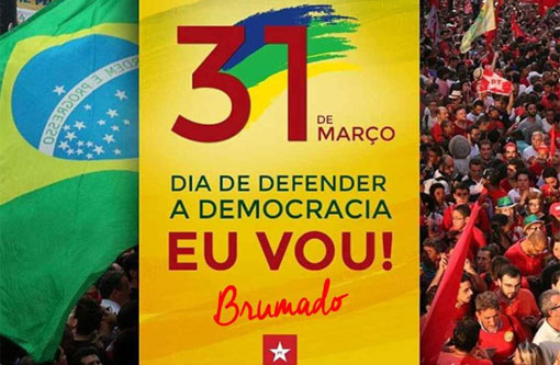Brumado: grupo se mobiliza a favor do governo da presidente Dilma Rousseff