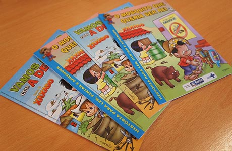 ESTUDANTES PARTICIPAM DE AÇÃO DE PREVENÇÃO À DENGUE