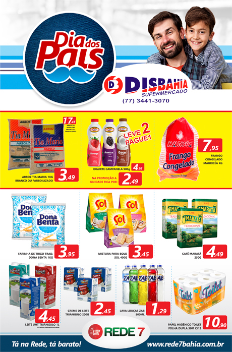 Brumado: Confira as ofertas 'Dia dos Pais' Disbahia Rede 7