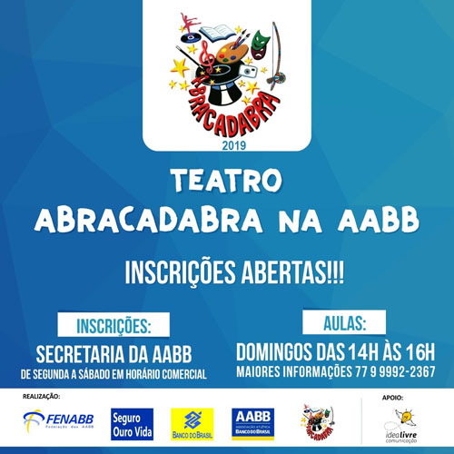Brumado: Teatro Abracadabra está com inscrições abertas