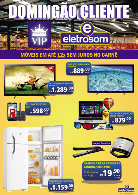 Confira o 'Domingão Vip Eletrosom'