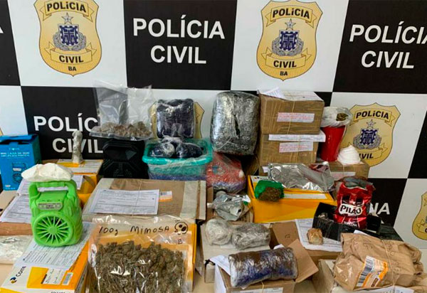 Drogas são apreendidos durante Operação Correios