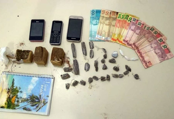 Paramirim: Polícia Civil prende três por tráfico de drogas