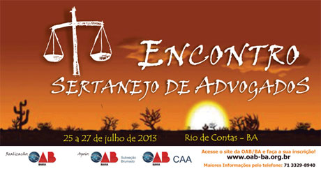 Rio de Contas: OAB realiza Encontro Sertanejo de Advogados