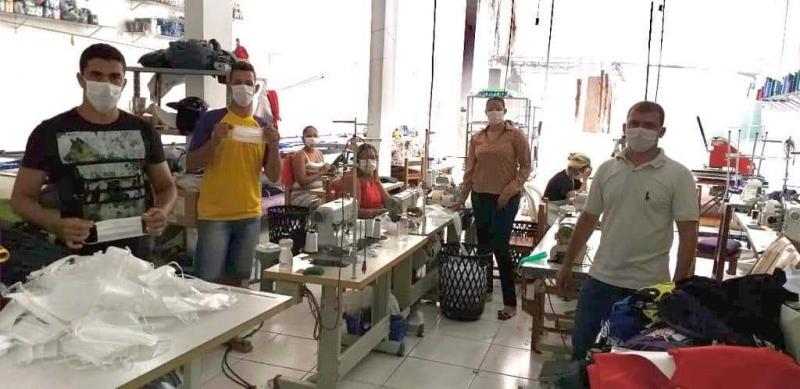 Brumado: Malharia Todo Estilo produz máscaras para doação ao Hospital Municipal Professor Magalhães Neto 