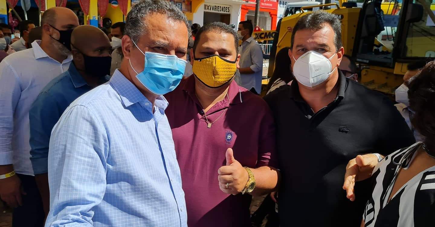 Deputado Marquinho Viana acompanha Governador Rui Costa em Andaraí