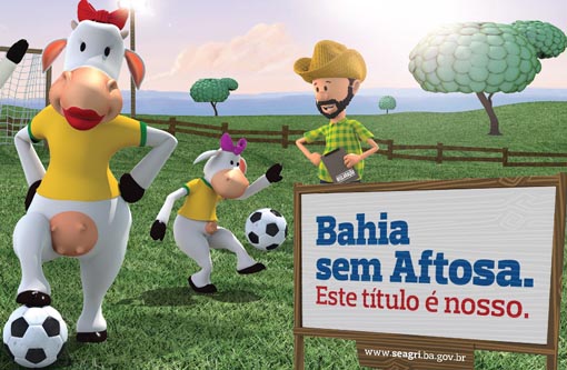 Termina neste domingo campanha de vacinação contra aftosa na Bahia