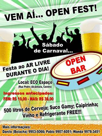 Brumado: Vem aí o 'Open Fest'