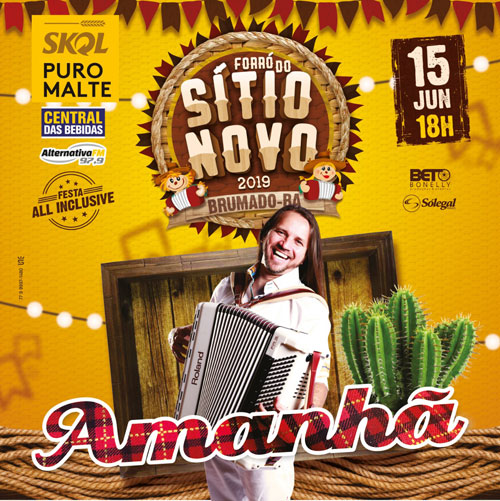  Brumado: Forró do Sítio Novo é neste sábado (15)