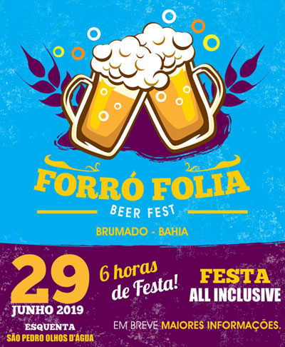 Forró Folia Beer Fest: festa all inclusive acontecerá dia 29 de junho
