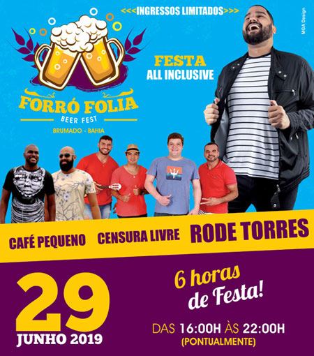 Forró Folia - Beer Fest: seis horas de festa all inclusive 