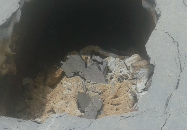 Brumado: galeria cede e grande buraco se forma no cruzamento com a nova ponte do Bairro São Félix e a Uneb