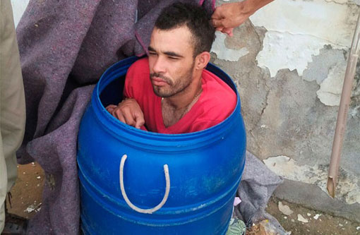 Conquista: Detento é flagrado ao tentar fugir de presídio em tonel de lixo 