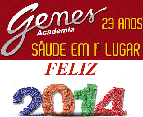 A Genes Academia deseja Feliz Ano Novo