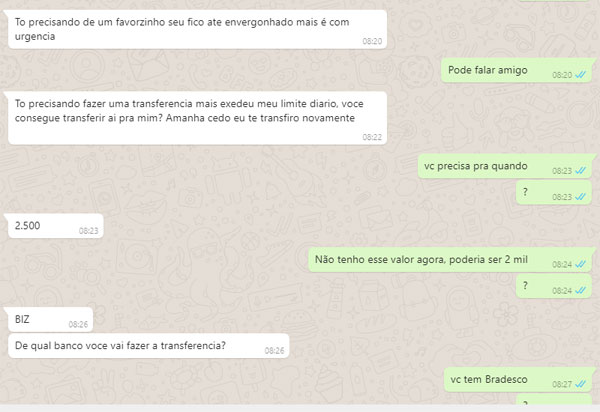Empresário brumadense tem número de celular hackeado; hackers estão usando WhatsApp para dar golpe