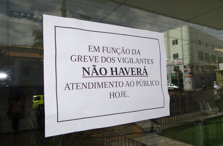 JUSTIÇA DETERMINA O RETORNO DE 50% DOS VIGILANTES