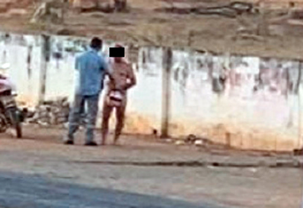 Brumado: Homem é flagrado caminhando nu pela Avenida Lindolpho Azevedo de Brito