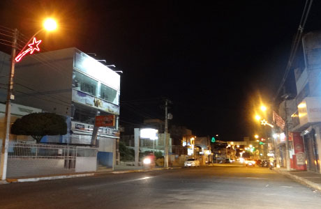 Brumado: Decoração natalina no centro comercial da cidade