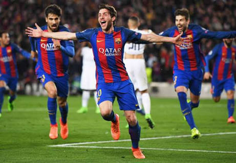 Após perder por 4x0, Barcelona faz 6 x 1 e elimina o PSG da Liga dos Campeões