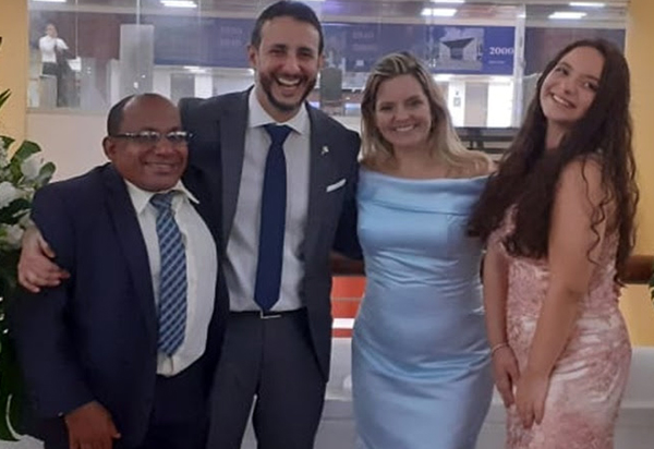 Advogado Irenaldo Muniz prestigia posse do desembargador José Soares Aras em evento particular no TJ-BA