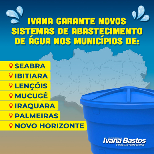 Ivana Bastos garante água para mais 30 comunidades rurais