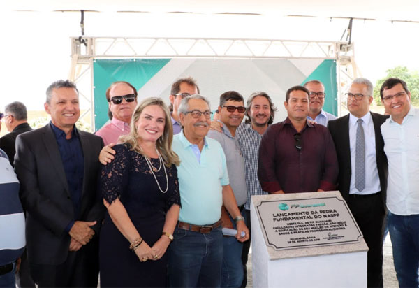 Ivana participa do lançamento da Pedra Fundamental do NASPP da FIP Guananbi