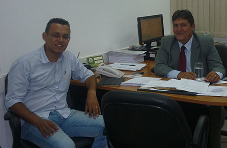 PREFEITO DE LICÍNIO DE ALMEIDA BUSCA APOIO DE BONFIM