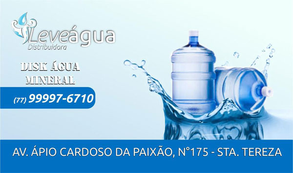Brumado: peça sua água mineral na Leve Água Distribuidora