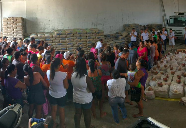 Loja Maçônica Manoel Carvalho distribuiu cestas básicas para famílias carentes em Aracatu