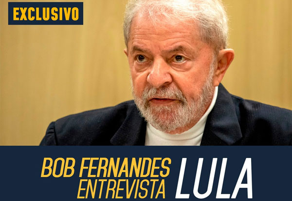 Lula concede entrevista a Bob Fernandes para a TVE Bahia