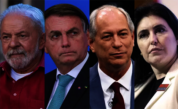 Pesquisa BTG/FSB: Bolsonaro se aproxima de Lula; Simone Tebet empata com Ciro na margem de erro