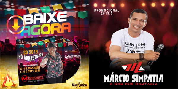 Cantor brumadense Márcio Simpatia lança CDs de Forró e Pisadinha