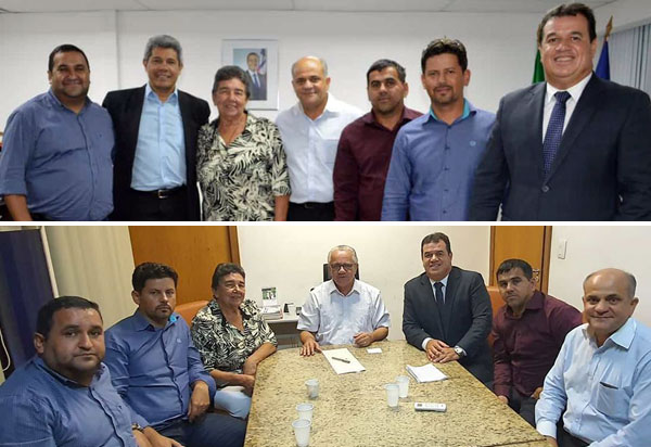 Deputado Marquinho Viana e sua mãe Dona Lúcia solicitam obras para Barra da Estiva na SDR e SEC secretário Josias Gomes