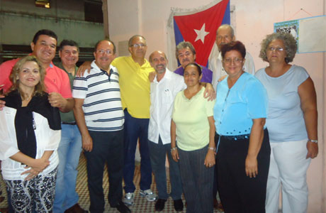 Marquinho visita o Comitê de Defesa da Revolução, em Havana