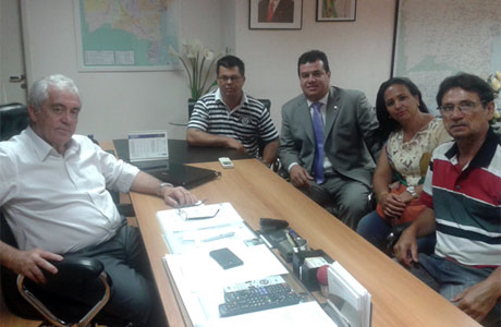 Deputado Marquinho Viana leva vereadores de Jussiape para audiência com Otto Alencar