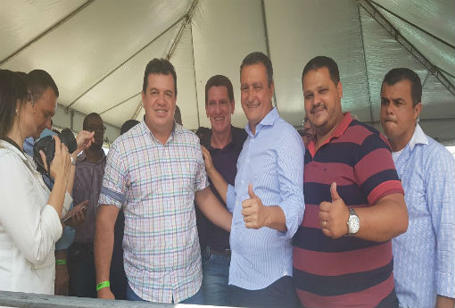 Deputado Marquinho Viana acompanha Rui Costa em Mirante