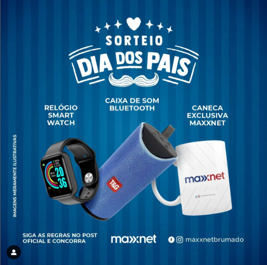 Brumado: Participe da promoção do Dia dos Pais da Maxxnet