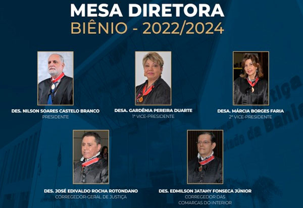 Nilson Castelo Branco é eleito novo presidente do Tribunal de Justiça da Bahia